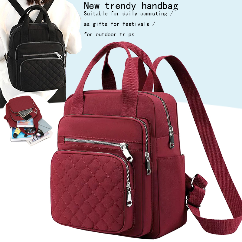 Fashion Backpack Women - Sac à dos minimaliste imperméable pour