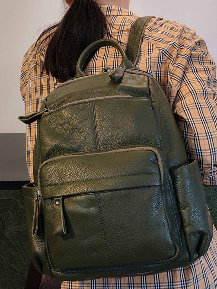 Sac à dos Zency en cuir de vac - Fashion Backpack Women avis et prix