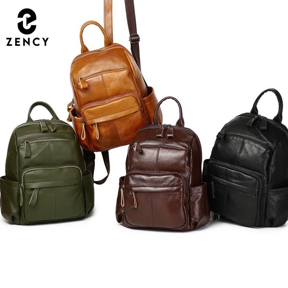 Sac à dos Zency en cuir de vac - Fashion Backpack Women avis et prix