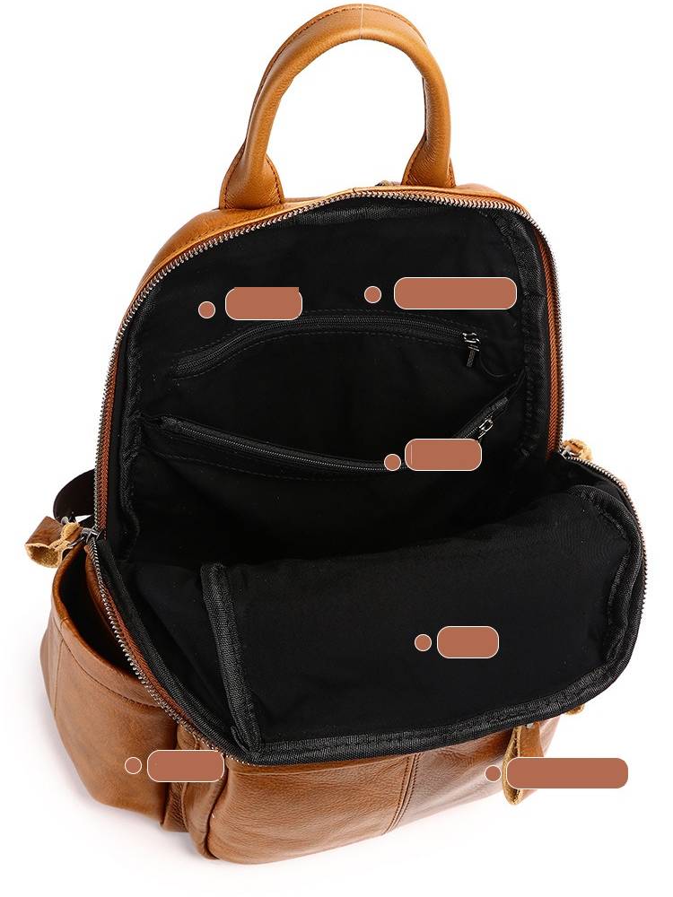Sac à dos Zency en cuir de vac - Fashion Backpack Women avis et prix